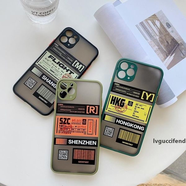 

camera len full protection ticket label phone case for iphone 11 pro x xr xs max 7 8 6 6s plus shockproof silicon frame pc back cover