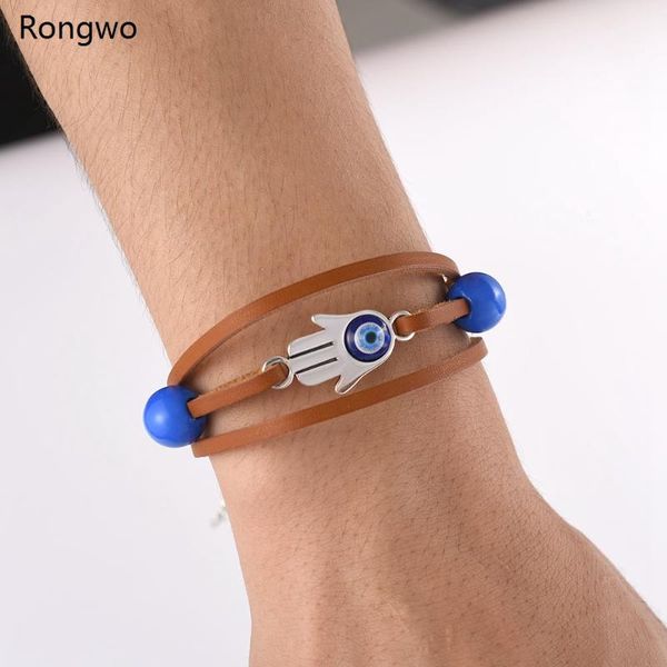 

the last of us dina bracelet handmade leather rope devil's eye fashion beads palm bangle for woman man jewelry gift, Golden;silver