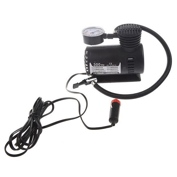 

12v car auto electric pump air compressor portable tire inflator 300psi k590
