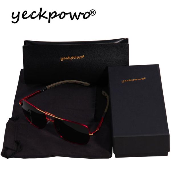 

sunglasses men polarized sunglasses 2020 women uv400 vintage sun glasses case with yeckpowo, White;black