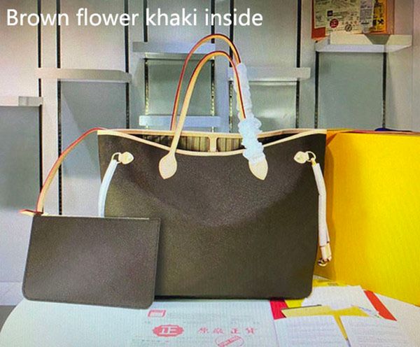 

m40995 for quality leather women color fashion handbags bag purse naverfull totes with pouch wallet woman shopping shoulder high 8 clas rams, Red;black