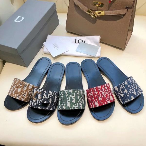

designer luxury men' and women' slippers woven ladies sandals black blue red cyan brown slippers summer beach sandals, Black;grey