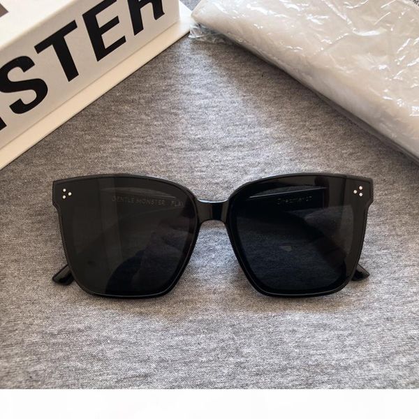 

2020 brand new women star sunglasses classic gentle monster square frame sun glasses fashion men luxury gm sunglasses dreamer 17 y200619, White;black