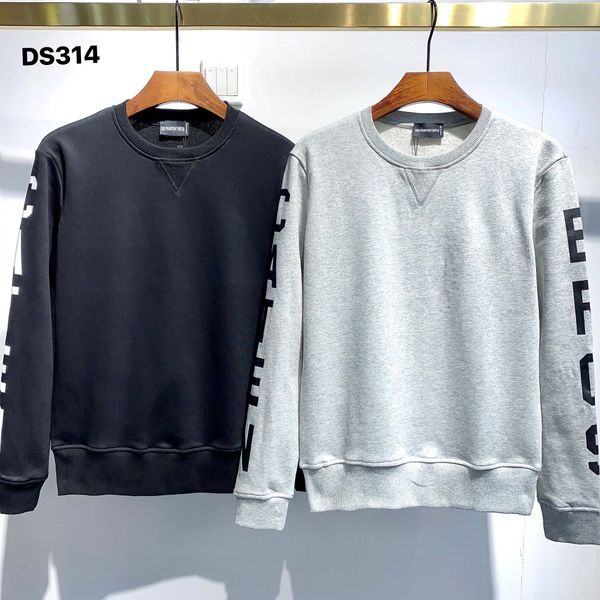 

dsq phantom turtle hoody new mens designer hoodies italy fashion sweatshirts autumn print dsq hoodie male 100% cotton 01227, Black