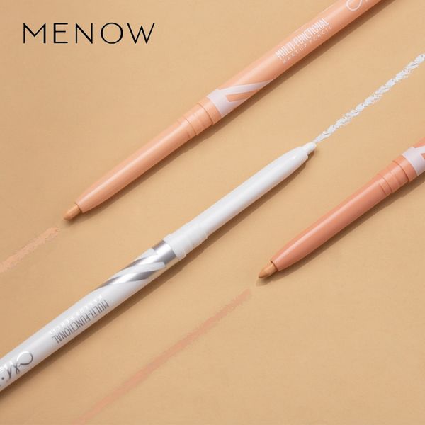 

3-color natural eyeliner long-lasting waterproof eyeliner rotatable automatic core lower eyelid pen multi-function makeup pen
