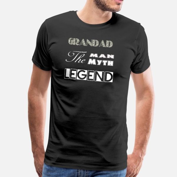 

grandad the man the myth the legend t shirt men printing tee shirt euro size s-3xl cool loose funny casual summer normal shirt