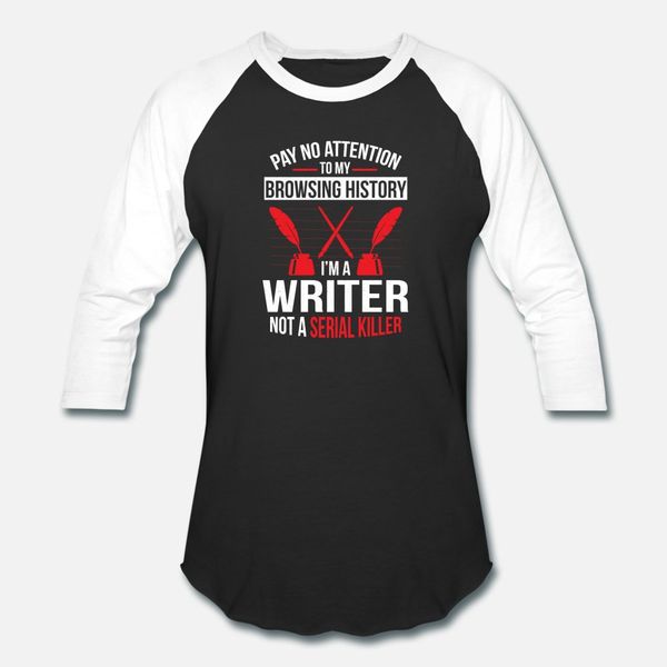 

writer author storyteller writing books attention t shirt men designing short sleeve round neck crazy casual summer style leisure