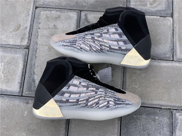 

authentic quantum basketball shoes man women mafia eg1535 kanye west wave runner 3m reflective sneakers sports with original box 36-47