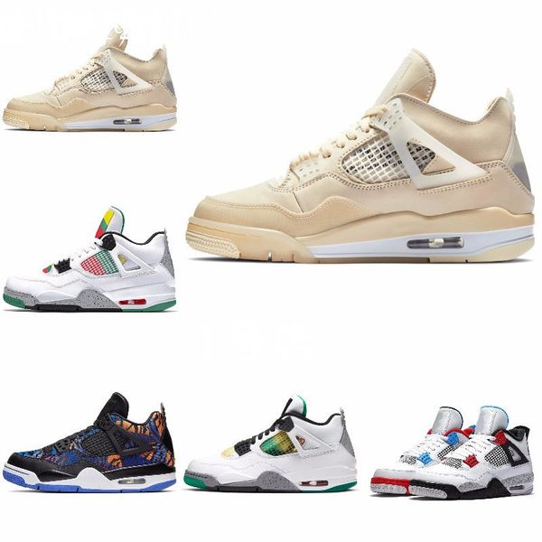 

cool grey 4 pure money metallic pack men basketball shoes 4s pine green court purple university orange red sneaker j#07-487