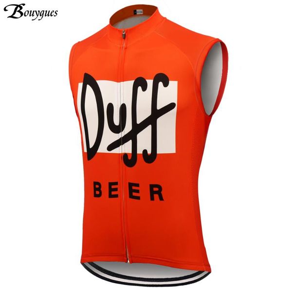 

new classic мужской велоспорт вест duff рукава джерси pro team summer beer велосипед одежда трико ciclismo жилет триатлону, Black