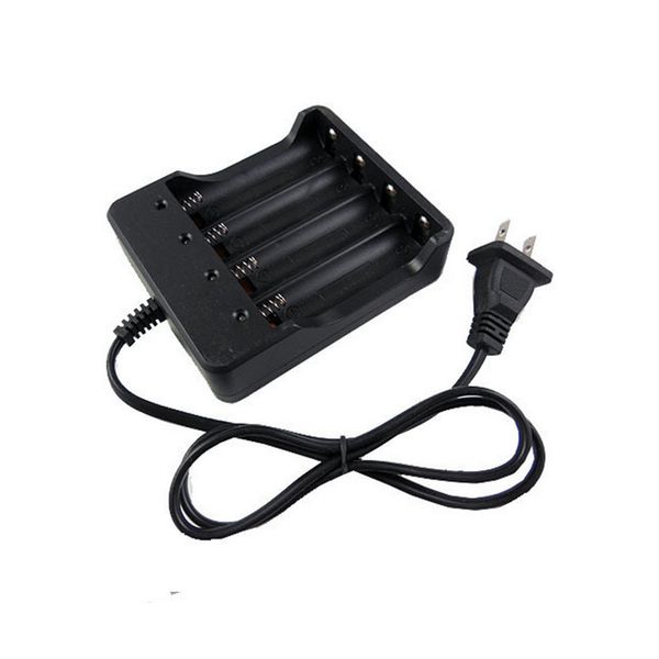 

usb li-ion battery charger power 18650 4 slots independent charging for electronic cigarette 18350 16340 10440 14500 16650 battery 4.2v