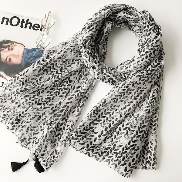 

super large cotton and linen scarf in spring summer gilded national wind seaside holiday sunscreen shawl beach towel silk scarf, Blue;gray