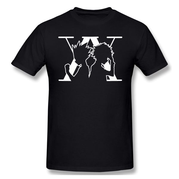 

t shirts men clothing cool boy t-shirt 100% cotton hunter x hunter jump comics pure cotton tees