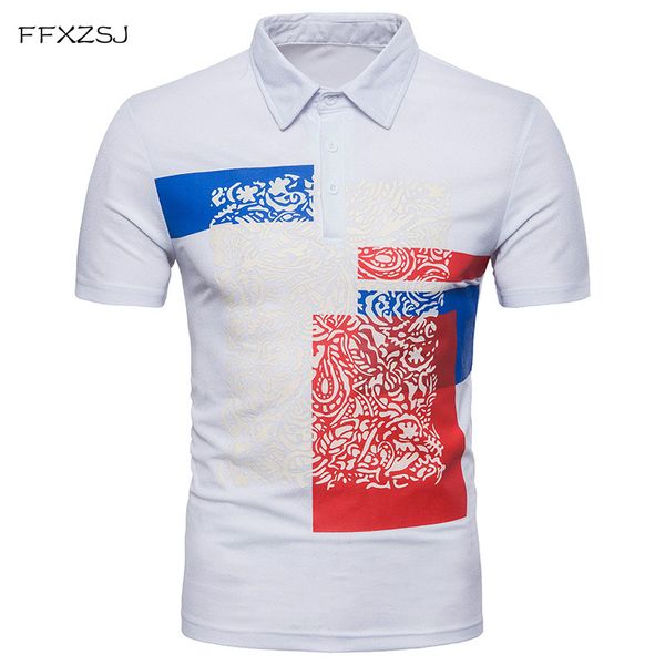 

ffxzsj 2020 new men shirt мужчины бизнес повседневная твердый мужской рубашки с коротким рукавом дышащий xxl, White;black