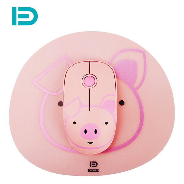 

2.4g wireless mouse pad set cute cartoon silent computer mouse 1600 dpi ergonomic mause optical mice usb receiver for lapt