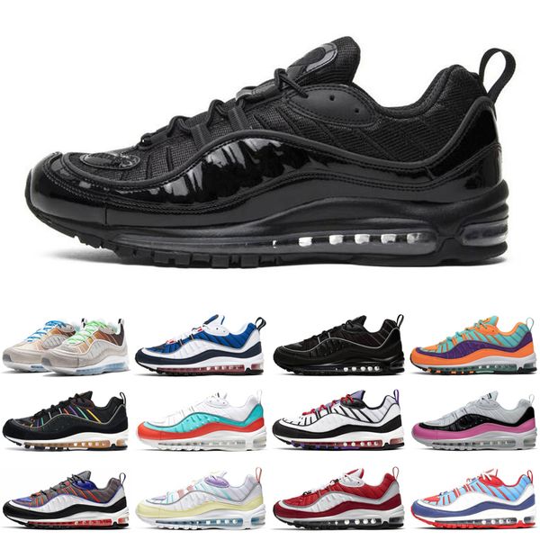 

2020 la mezcla men women running shoes triple black white silver outdoor mens womens trainers sports sneakers runners size 36-45