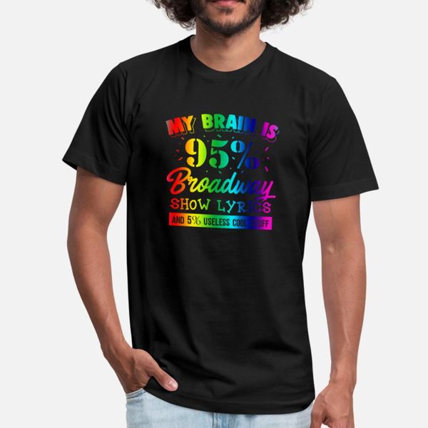 

broadway rainbow lgbt apparel t shirt men printing short sleeve round collar pattern loose new fashion spring autumn pictures shirt