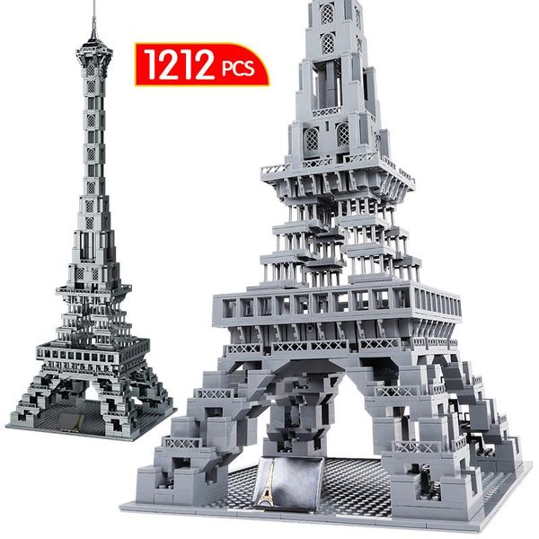 

blocks eiffel architecture famous paris skyline model building bricks collection kids architecture creator toys tower for city qylnnz