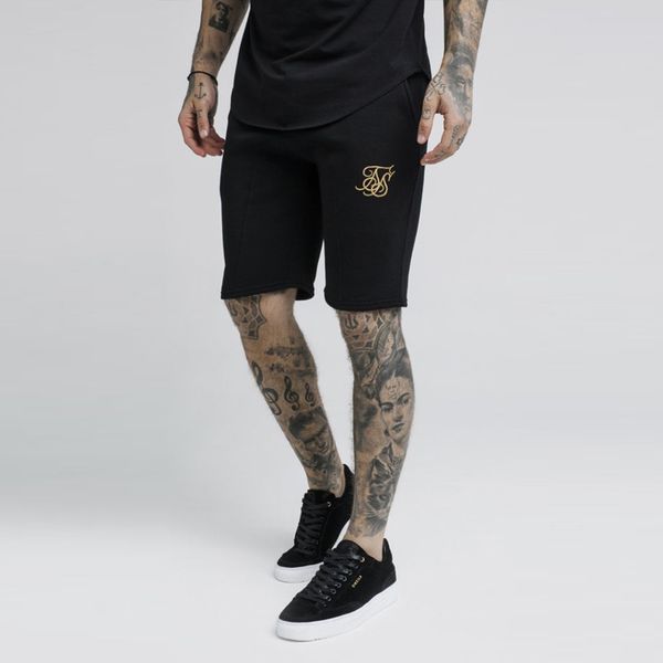 

mens sporting cotton shorts sik silk fitness bodybuilding casual joggers workout brand short pants sweatpants