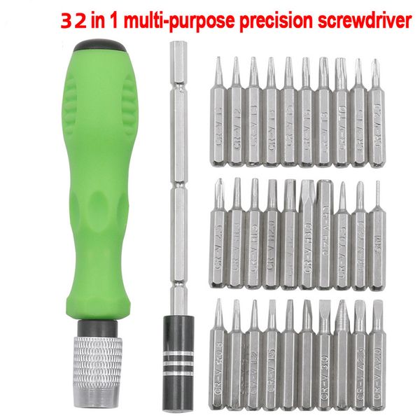 

32 in 1 mini precision magnetic screwdriver set multi computer pc mobile phone watch clock device repair hand home tools kit