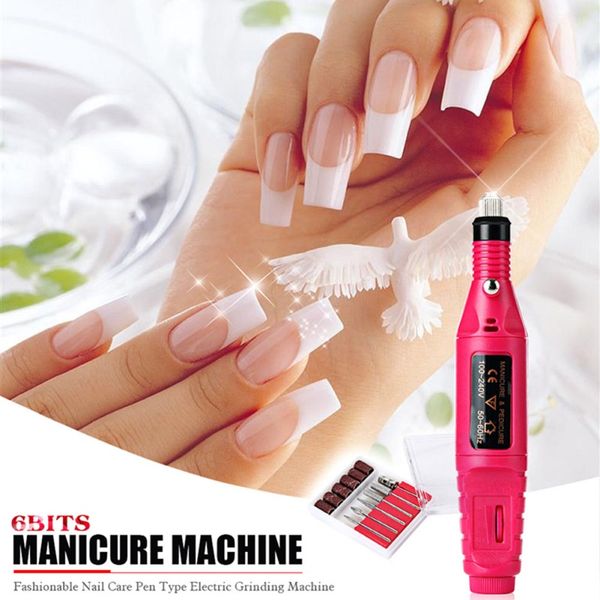 

electric nail kit nail tips manicure machine electric art pen pedicure bits art tools kit makeup tools high quality