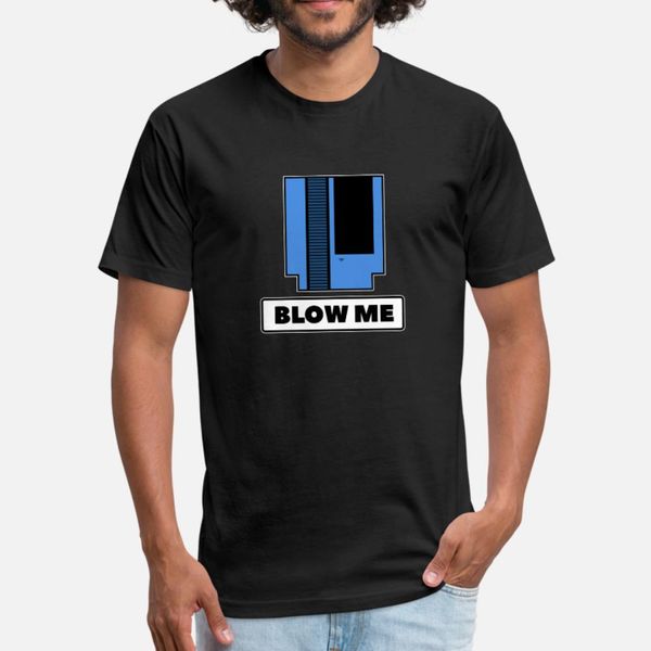 

blow me retro video game old school gamer t shirt men character tee shirt s-xxxl outfit interesting new style spring pattern shirt
