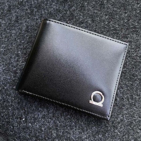 

2020 роскошь бумажника конструктора людей вскользь мужской бумажники кожи твердого кошелек двойных коротких кошельки кредитной карта держате, Red;black