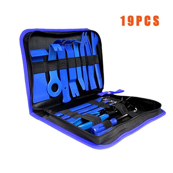 

hand tool set 7/11/19pcs car radio removal tools door dash panel audio stereo trim removal pry tool kit clip panel