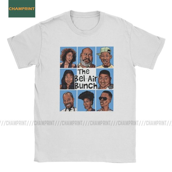 

the bel air bunch fresh prince of bel air t-shirts men will smith comedy tv show cotton tees short sleeve t shirt big size