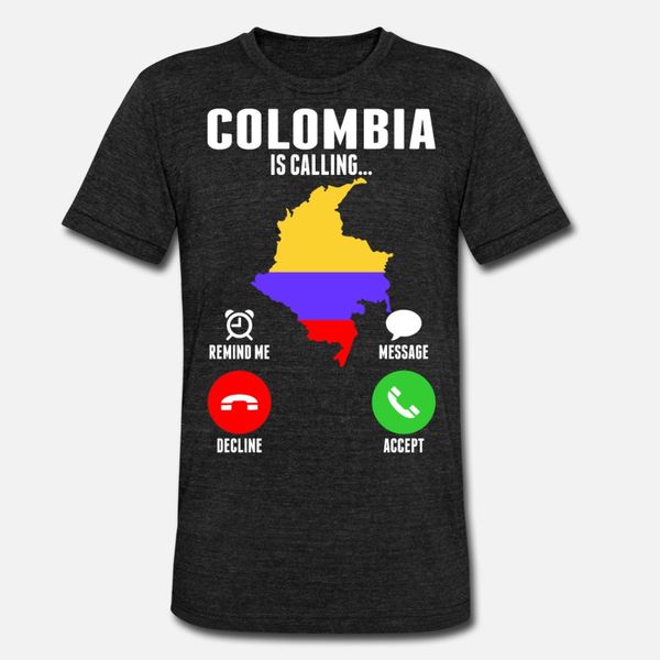 

колумбия is calling t shirt men печати хлопок шею trend fit новая мода лето kawaii рубашка, White;black