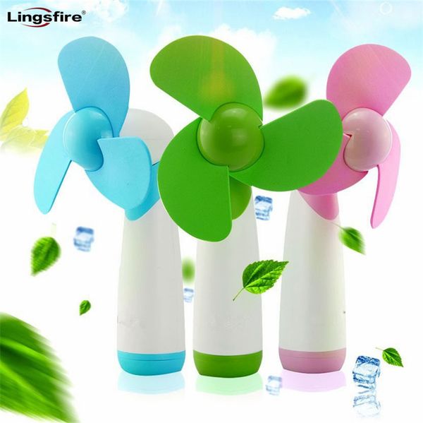 

electric fans super mute portable mini fan battery operated air cooling handheld small light multicolor personal ventilator