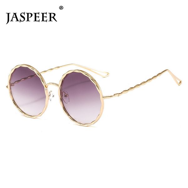

jaspeer punk round sunglasses men steampunk metal frame sun glasses women brand designer sunglasses fashion eyewear uv400, White;black