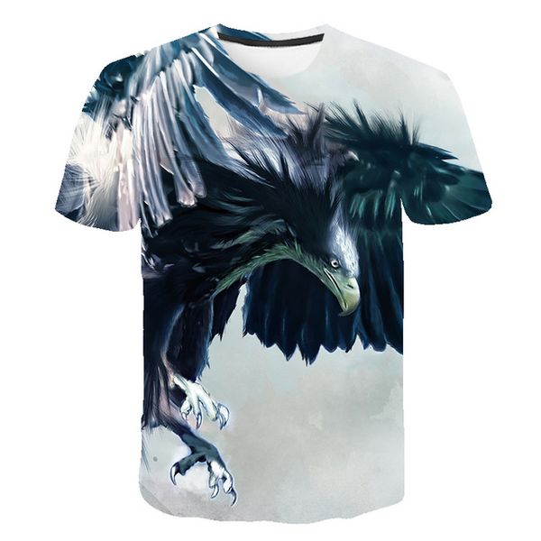 

sale new eagle 3d cute printed popular breathable 3d print shirts aesthetic aesthetic plus size men clothing
