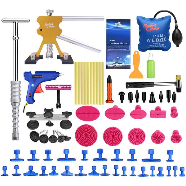 

superpdr tools set repair tool hail dent hammer dent lifter puller removal tool set suction cup for remove dents for the car