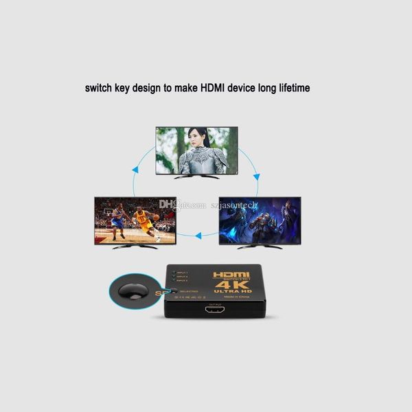 

hdmi switcher video splitter 3 in 1 out computer 4k hd connector 3 in 1 ing