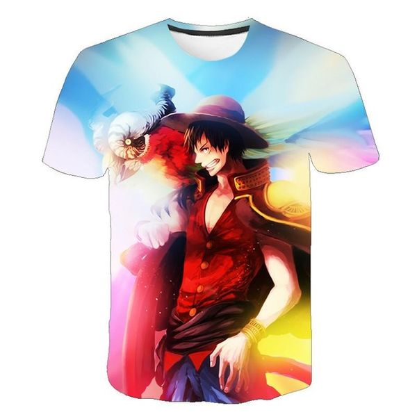 

one piece 3d japan anime men luffy printed 3d print shirts funny horror anime men clothing