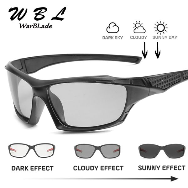 

warblade 2020 polarized sunglasses men pchromic driving day and night vision goggles discolor sun glasses eyeglasses new, White;black