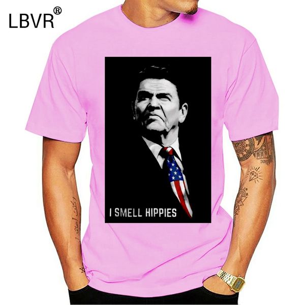 

рональд рейган i smell хиппи t-shirt