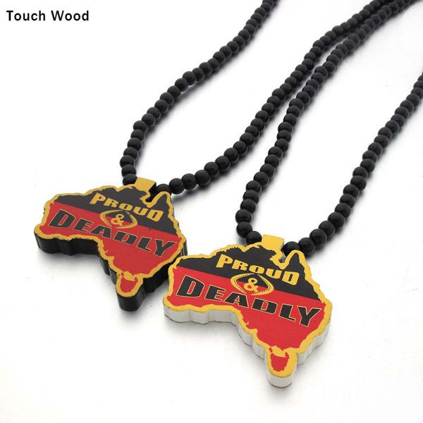 

wood pendant necklace / color map bead string / accessory dropshipping, Silver