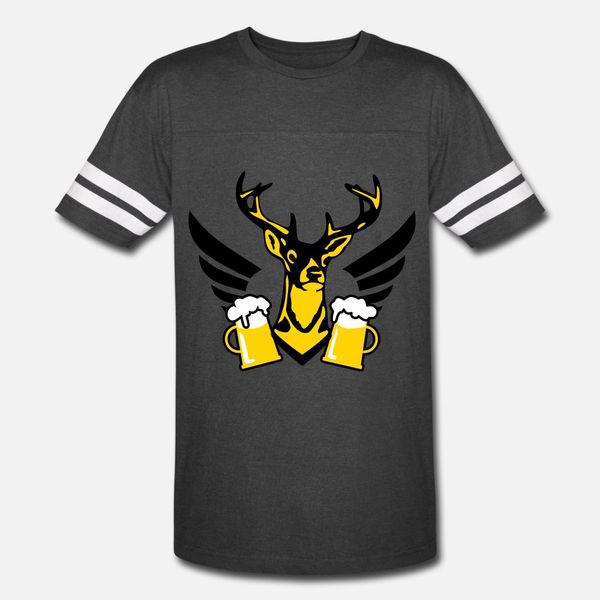 

23 deer party fun смешные любови stag най wild пьяные тенниска мужчин печать с коротким рукавом круглый воротник тонкий против морщин строит