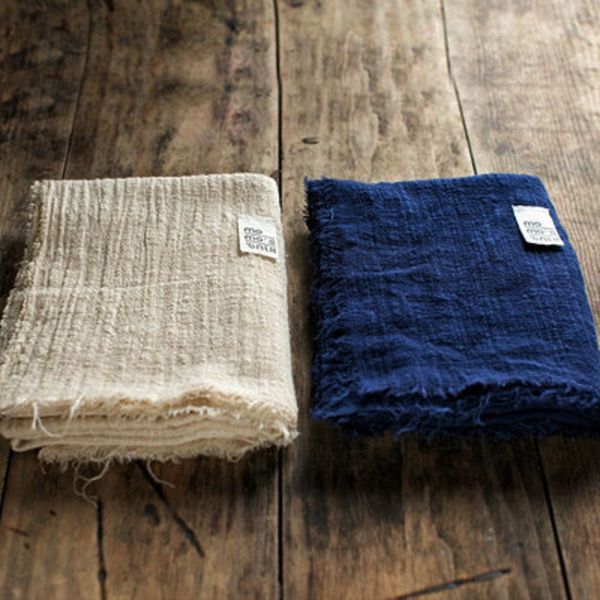 

nordic plain zakka linen cotton table napkins towels solid color home kitchen dishcloth