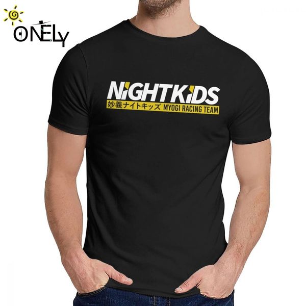

initial d night kids tee shirt повседневная o-образным вырезом на заказ для man чистый хлопок плюс размер homme tee shirt