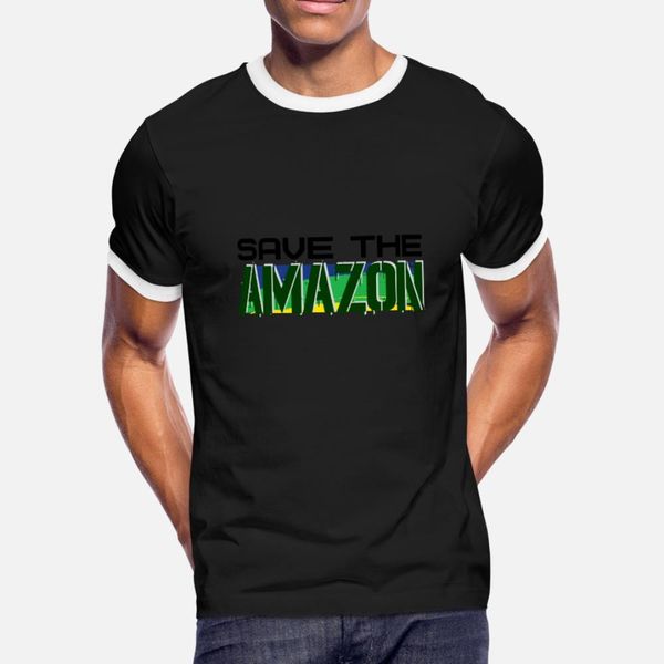 

brazil save the amazon t shirt men customized tee shirt s-xxxl male fitness funny spring autumn unique shirt