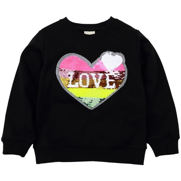 

блестки мальчики дети sweatershirt младенцев мальчики одежда дети осень sweatershirt блузки топы детского свитер капот весенней одежды, Black