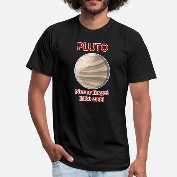

pluto never forget 1930 2006 t shirt men character short sleeve euro size s-3xl trend graphic comfortable summer style letters shirt