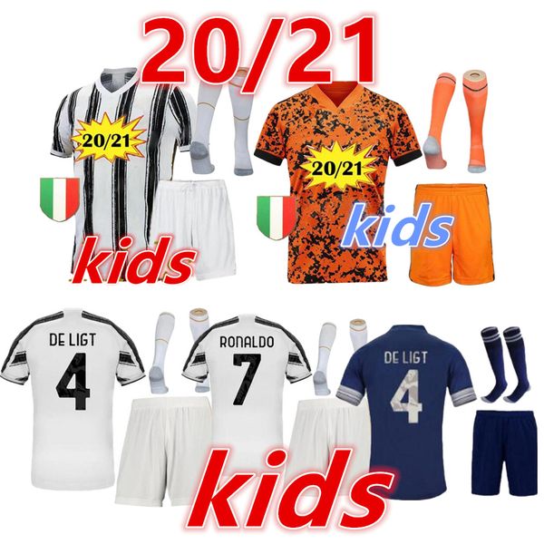 

2020 2021 new soccer jersey kids football kits 20 21 child football shirts kid soccer jerseys kits camiseta de fÃºtbol maillot de foot, Black;yellow