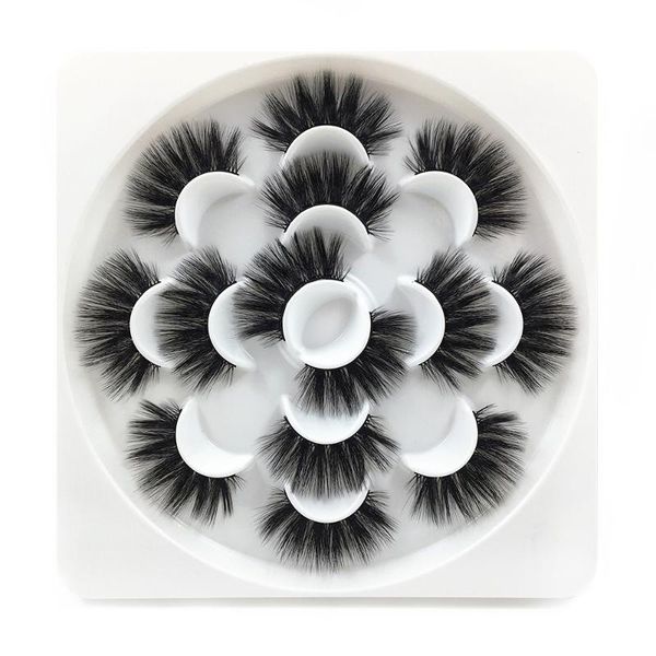 

false eyelashes fashion thick handmade wholesale 3d 7 pairs of