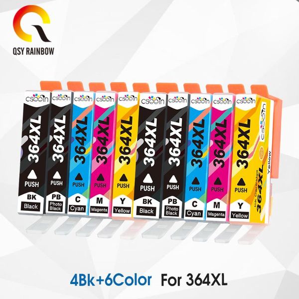 

ink cartridges qsyrainbow cartridge 364xl 364 xl compatible for posmart estation c510 c510a plus all-in-one b209 b209a b209b b209c