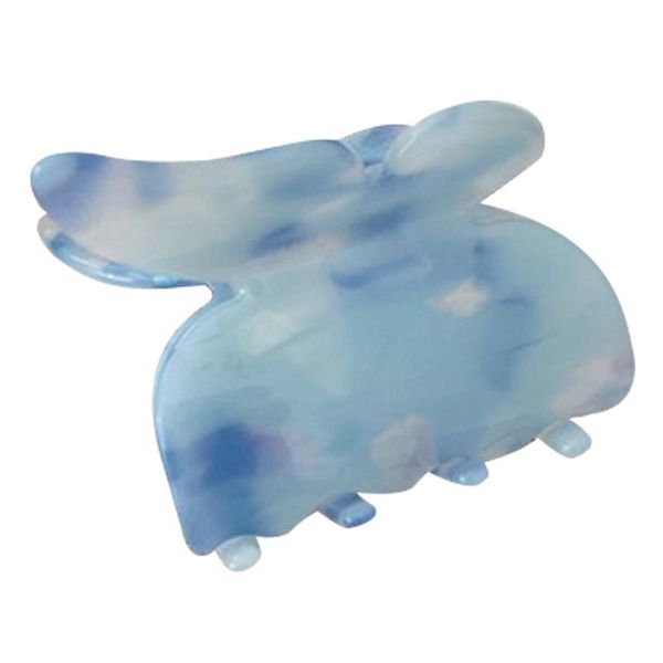 

1pc creative mix color jaw clip mini creative fashion butterfly decor non-slip claw clip hair clamp for women hair accessories