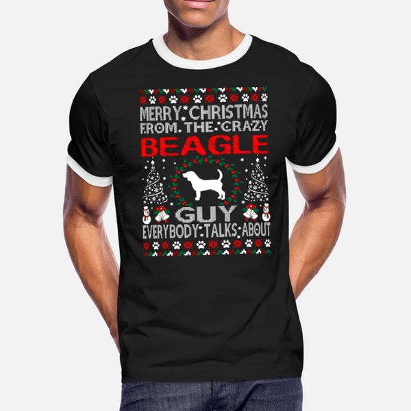 

с рождеством с beagle dog guy гадкий свитер тенниски мужчин дизайнерские 100% хлопок вокруг шеи мужчины fit основная весна осень картинки ру
